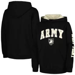Youth Colosseum Black Army Black Knights 2-Hit Team Pullover Hoodie