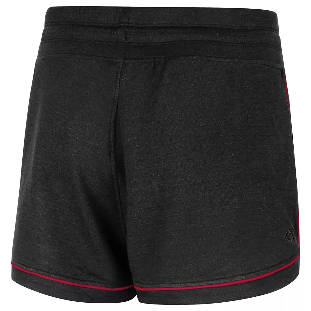 Women's Colosseum Black Alabama Crimson Tide Lil Sebastian Tri-Blend Shorts - Image 3