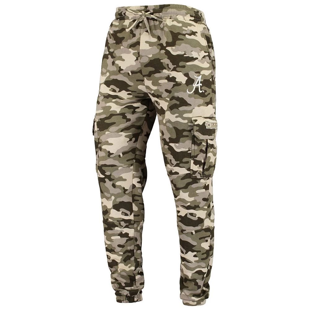 Men's Colosseum Camo Alabama Crimson Tide OHT Military Appreciation Code Fleece Pants - Image 3