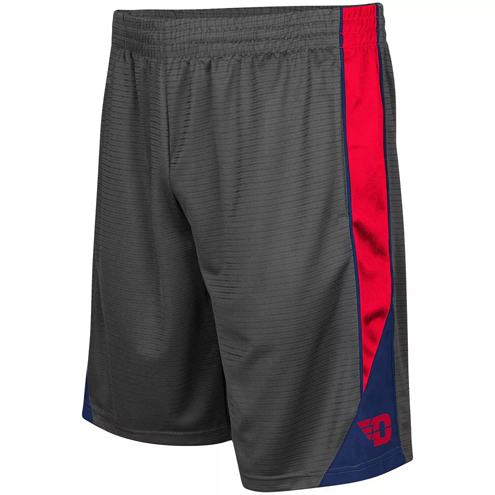 Men's Colosseum Charcoal Dayton Flyers Turnover Shorts - Image 3