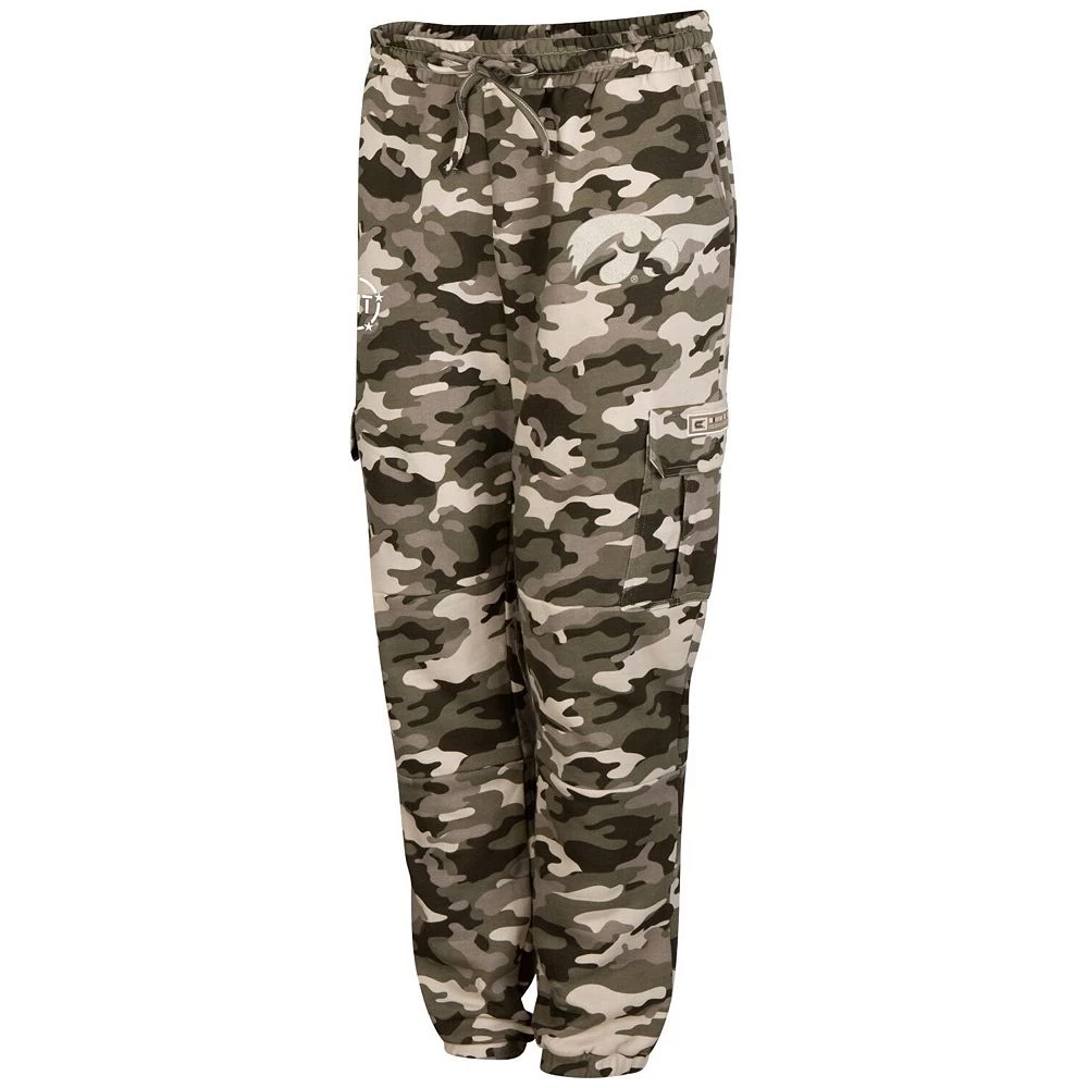 Men's Colosseum Camo Iowa Hawkeyes OHT Military Appreciation Code Pants
