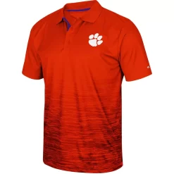 Men's Colosseum Orange Clemson Tigers Marshall Polo