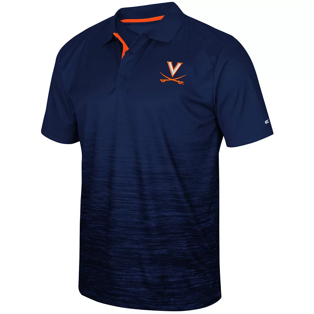Men's Colosseum Navy Virginia Cavaliers Marshall Polo