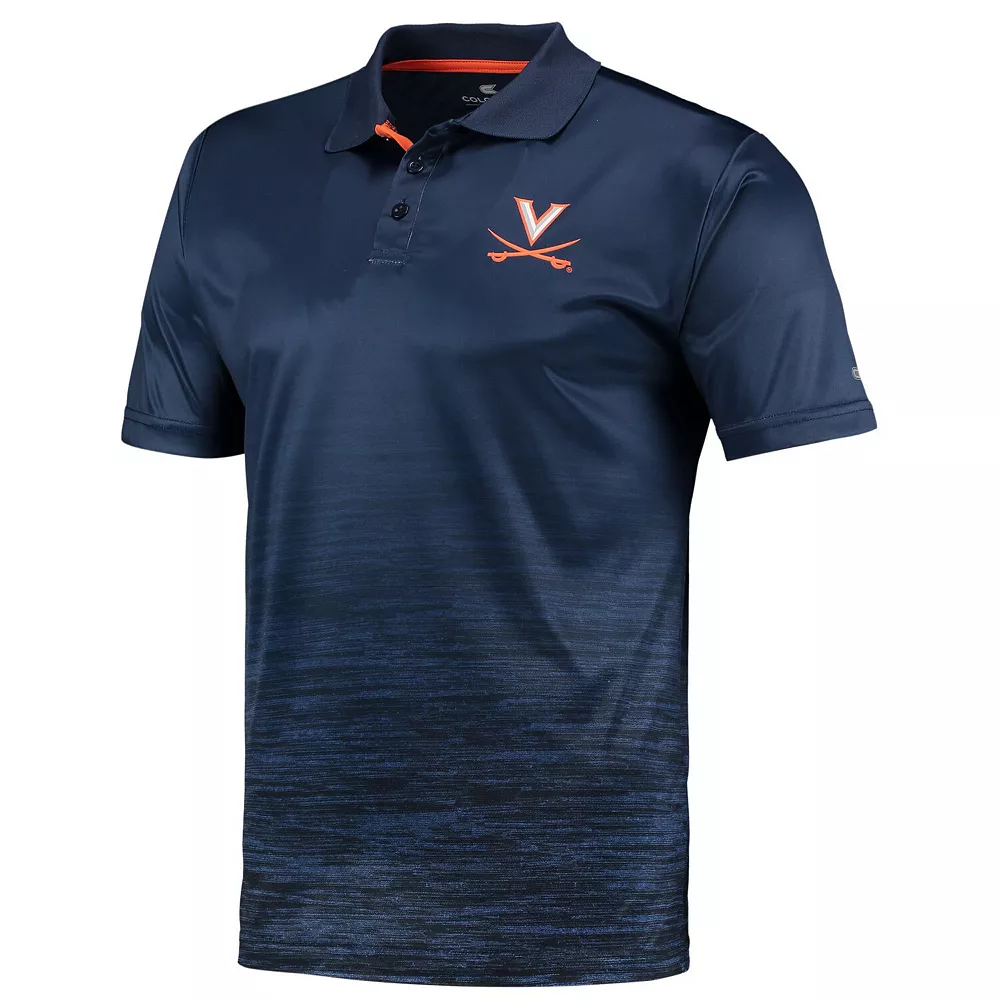 Men's Colosseum Navy Virginia Cavaliers Marshall Polo - Image 3