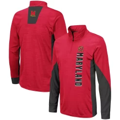 Youth Colosseum Red Maryland Terrapins Bart Quarter-Zip Jacket