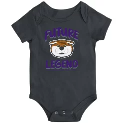 Newborn & Infant Colosseum Black LSU Tigers Core Bodysuit