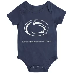 Newborn & Infant Colosseum Navy Penn State Nittany Lions Core Bodysuit