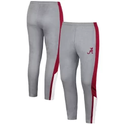 Men's Colosseum Gray Alabama Crimson Tide Up Top Pants