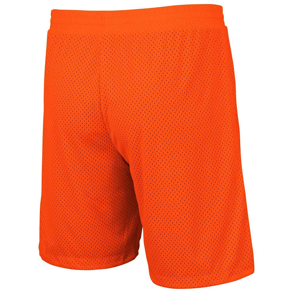 Men's Colosseum Orange/Navy Auburn Tigers Wiggum Reversible Logo Shorts - Image 3
