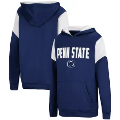 Youth Colosseum Navy Penn State Nittany Lions VF Cut Sew Pullover Hoodie