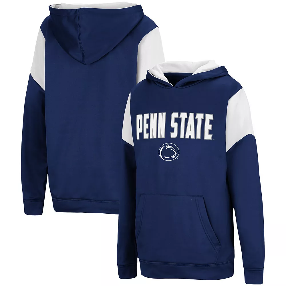 Youth Colosseum Navy Penn State Nittany Lions VF Cut Sew Pullover Hoodie - Image 2