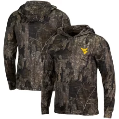 Men's Colosseum Realtree Camo West Virginia Mountaineers Long Sleeve Hoodie T-Shirt