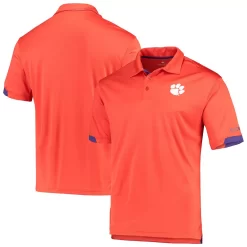 Men's Colosseum Orange Clemson Tigers Santry Polo