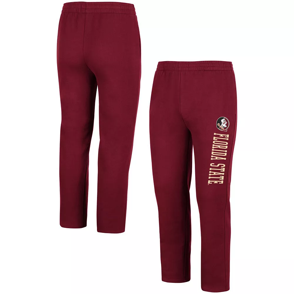 Men's Colosseum Garnet Florida State Seminoles Fleece Pants - Image 2