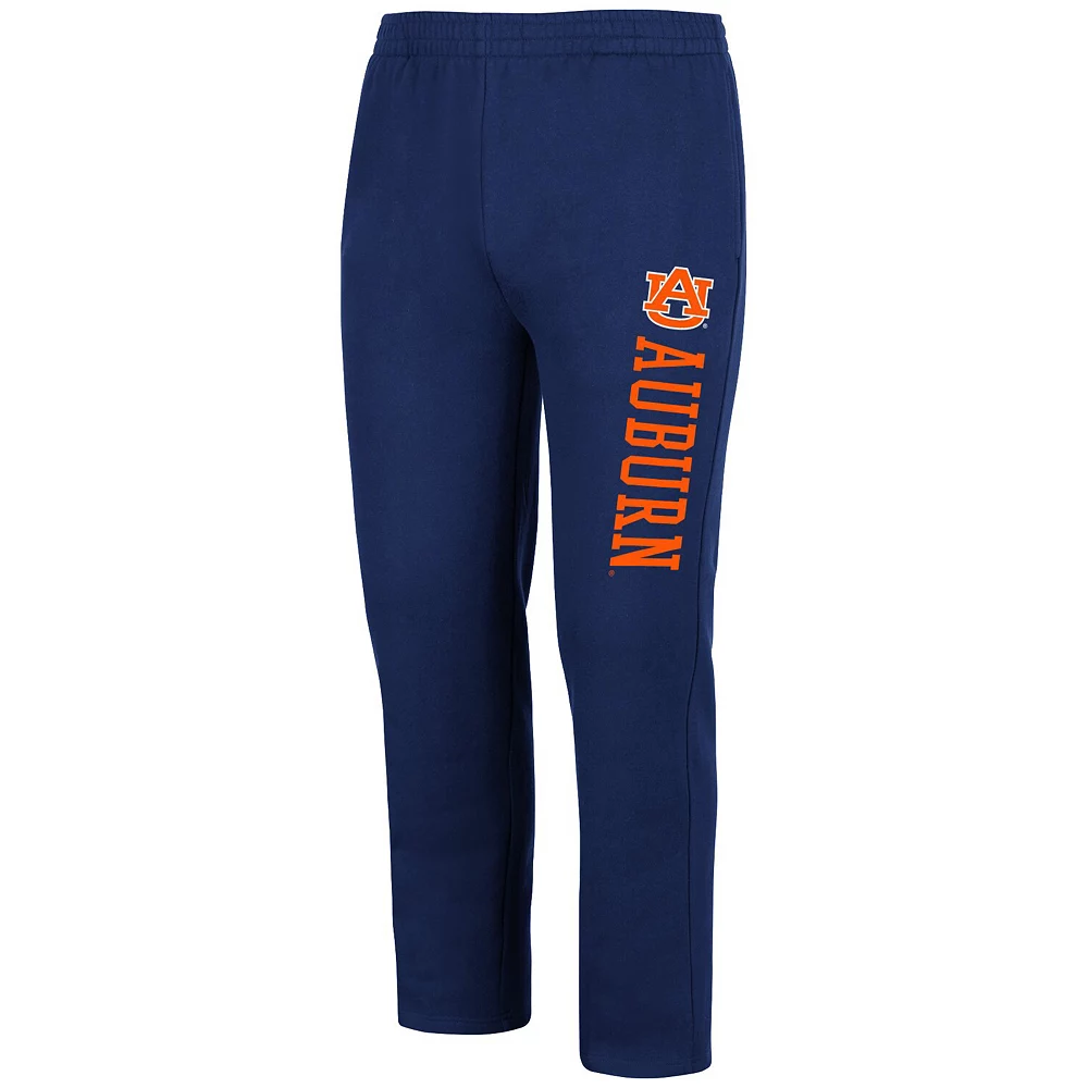Men's Colosseum Navy Auburn Tigers Fleece Pants - Image 3
