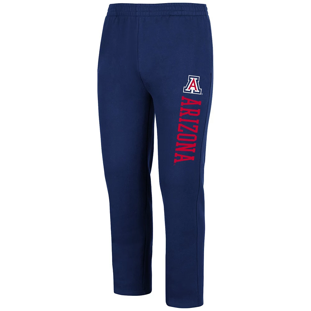 Men's Colosseum Navy Arizona Wildcats Fleece Pants - Image 3