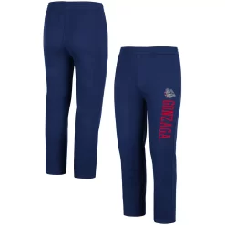 Men's Colosseum Navy Gonzaga Bulldogs Fleece Pants