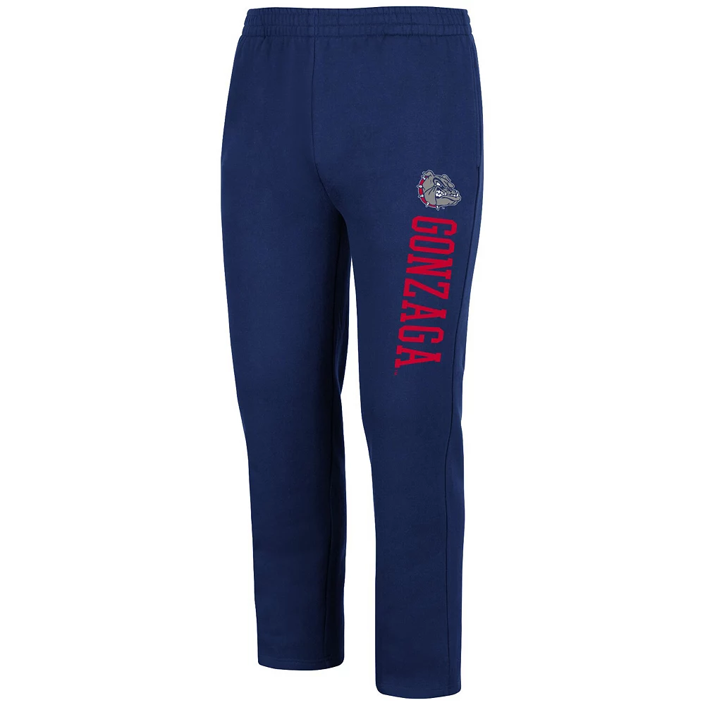 Men's Colosseum Navy Gonzaga Bulldogs Fleece Pants - Image 3