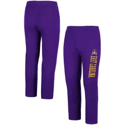 Men's Colosseum Purple ECU Pirates Fleece Pants