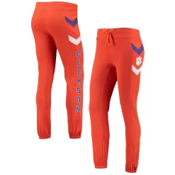 Women's Colosseum Orange Clemson Tigers Kripke Chevron Jogger Pants