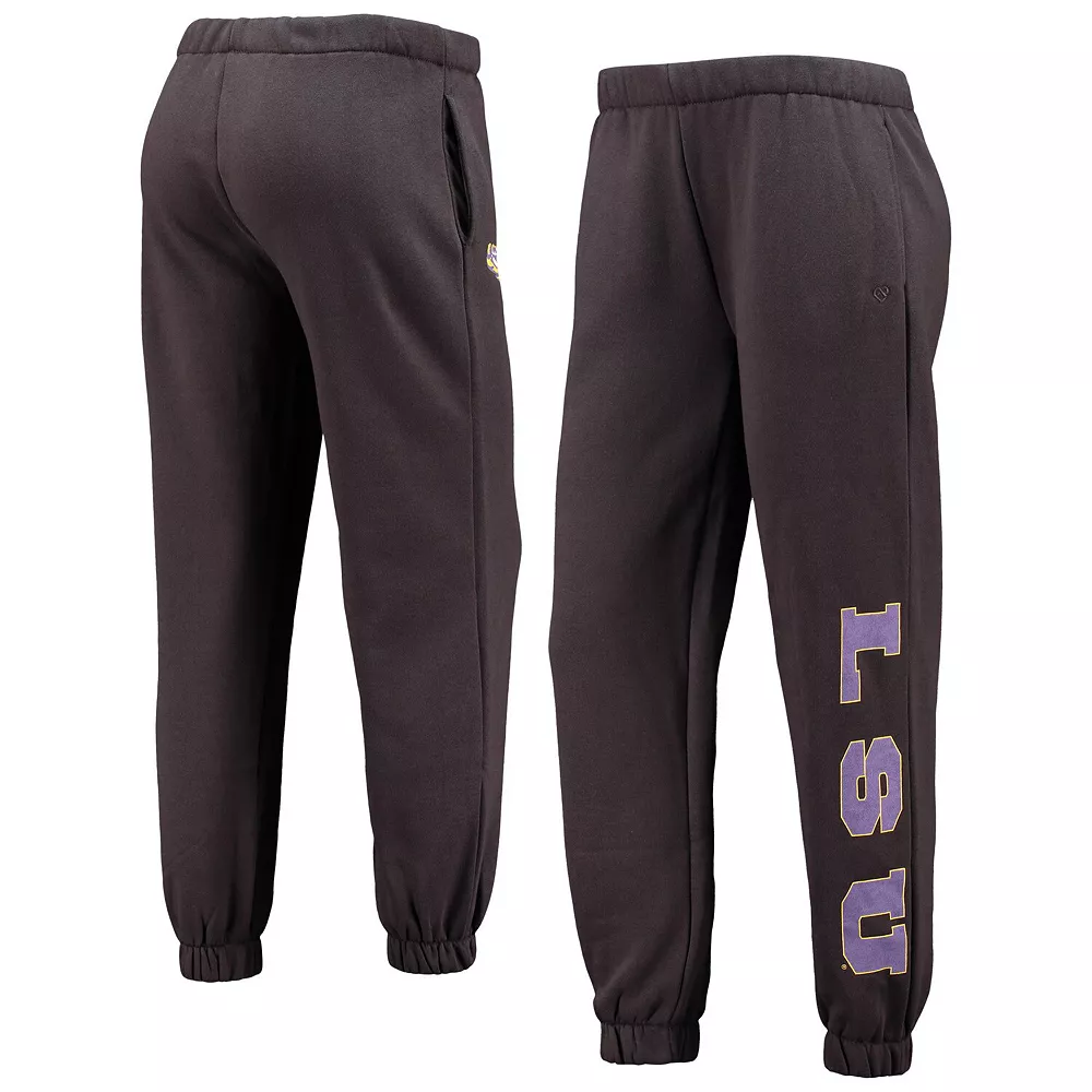 Women's Colosseum Black LSU Tigers Beryl Aubrey Lounge Pants