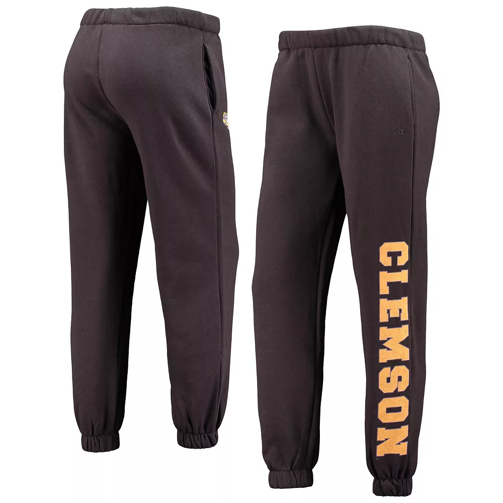 Women's Colosseum Black Clemson Tigers Beryl Aubrey Lounge Pants - Image 2