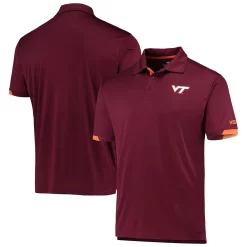 Men's Colosseum Maroon Virginia Tech Hokies Santry Polo