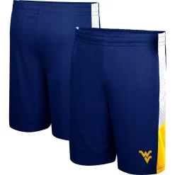 Youth Colosseum Navy West Virginia Mountaineers Very Thorough Colorblock Shorts