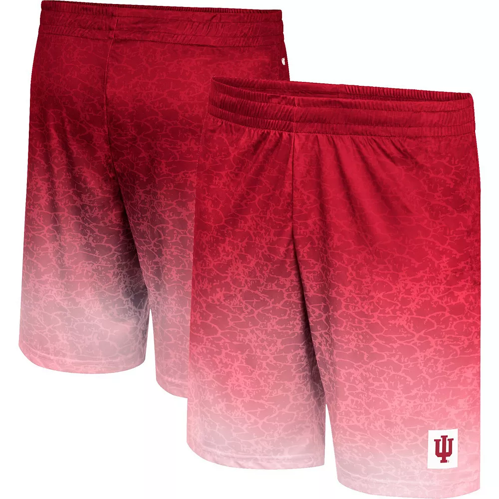 Men's Colosseum Crimson Indiana Hoosiers Walter Shorts - Image 2