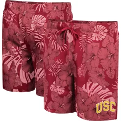 Men's Colosseum Cardinal USC Trojans The Dude Swim Shorts