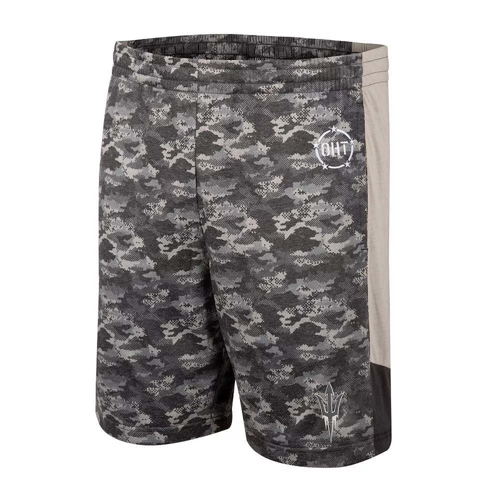 Men's Colosseum Camo Arizona State Sun Devils OHT Military Appreciation Terminal Shorts - Image 2