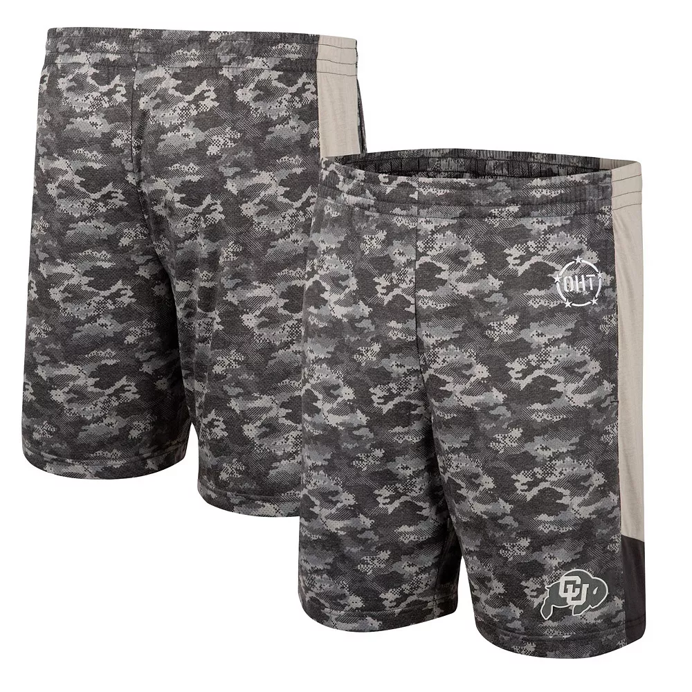 Men's Colosseum Camo Colorado Buffaloes OHT Military Appreciation Terminal Shorts