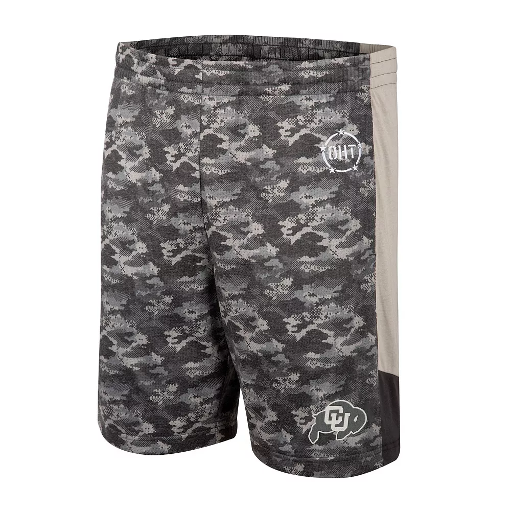Men's Colosseum Camo Colorado Buffaloes OHT Military Appreciation Terminal Shorts - Image 3