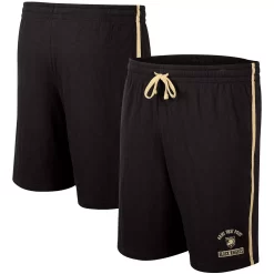 Men's Colosseum Black Army Black Knights Thunder Slub Shorts