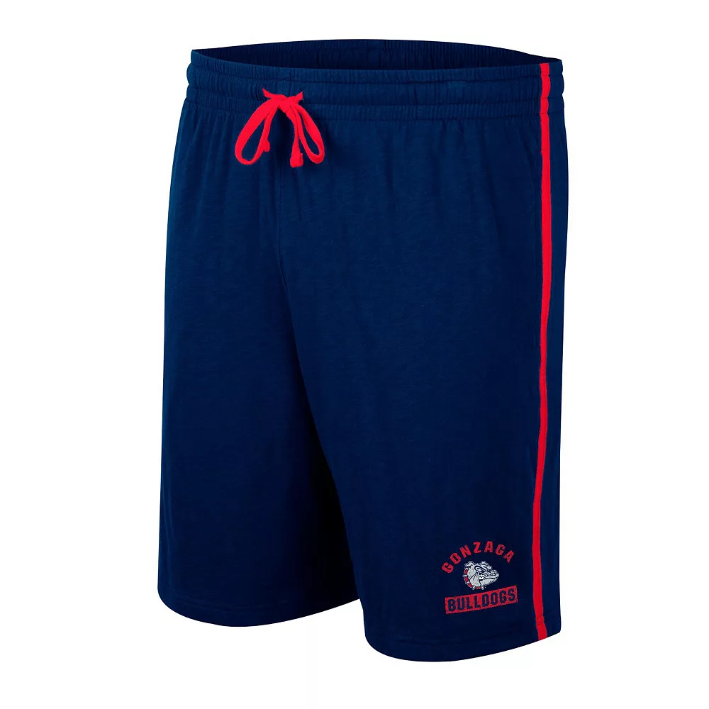 Men's Colosseum Navy Gonzaga Bulldogs Thunder Slub Shorts - Image 3
