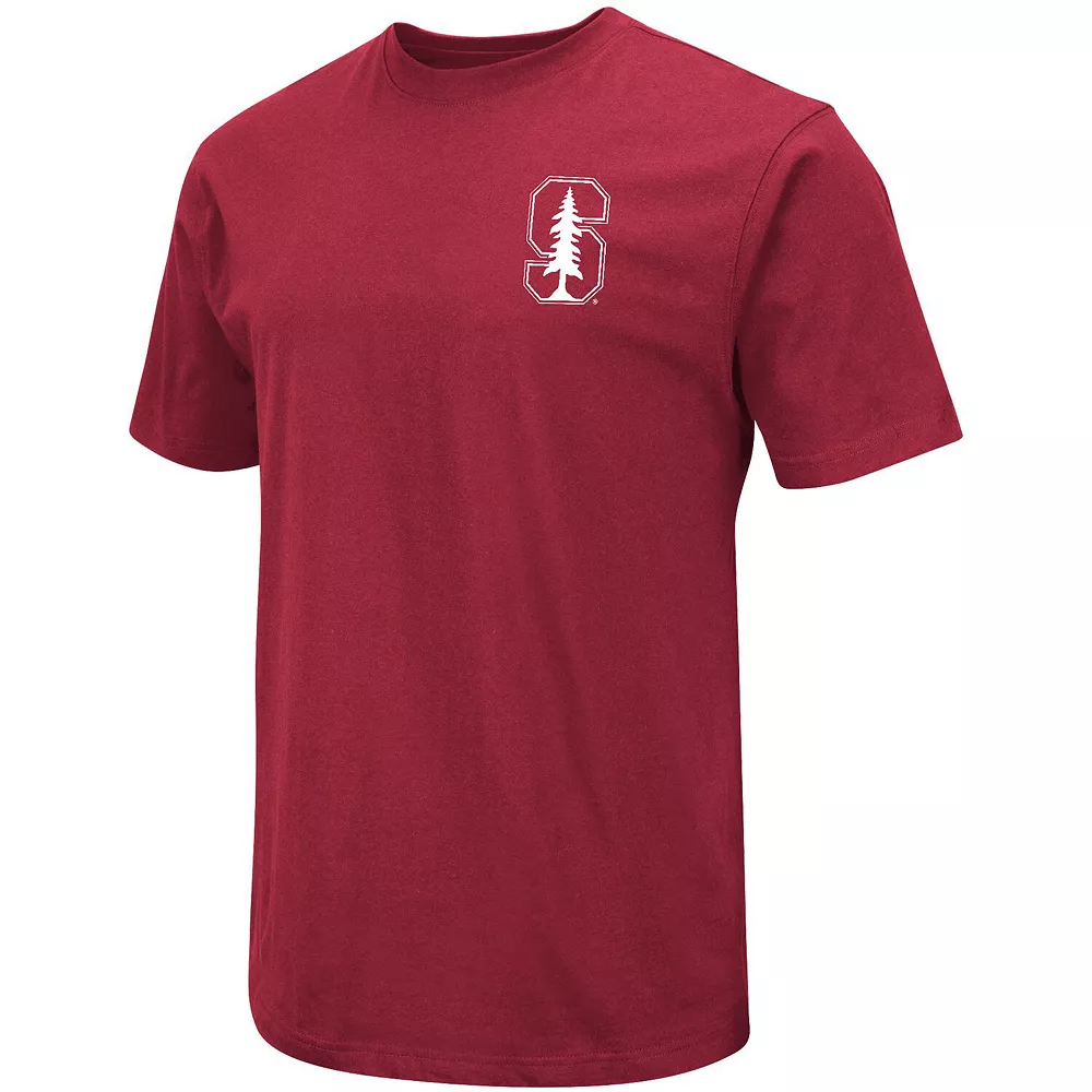 Men's Colosseum Cardinal Stanford Cardinal Baseball On-Deck 2-Hit T-Shirt - Image 3
