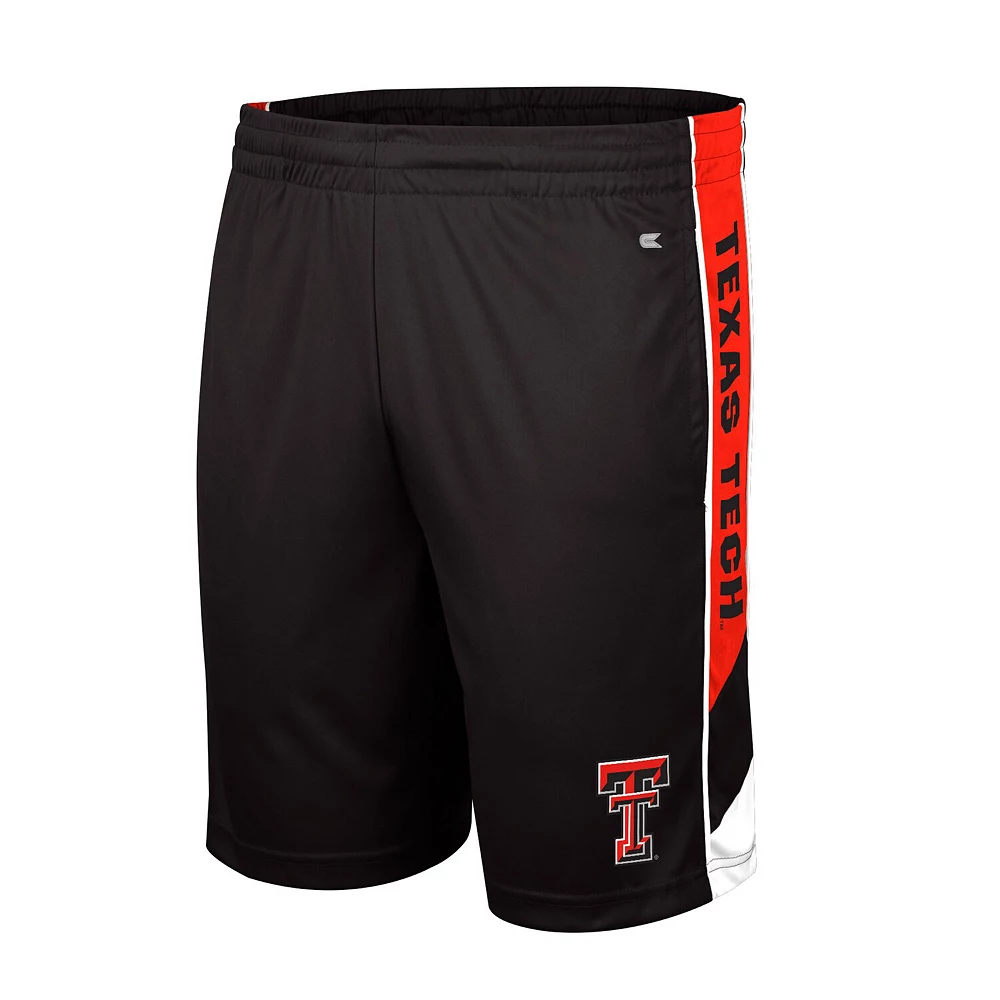 Men's Colosseum Black Texas Tech Red Raiders Pool Time Shorts - Image 3