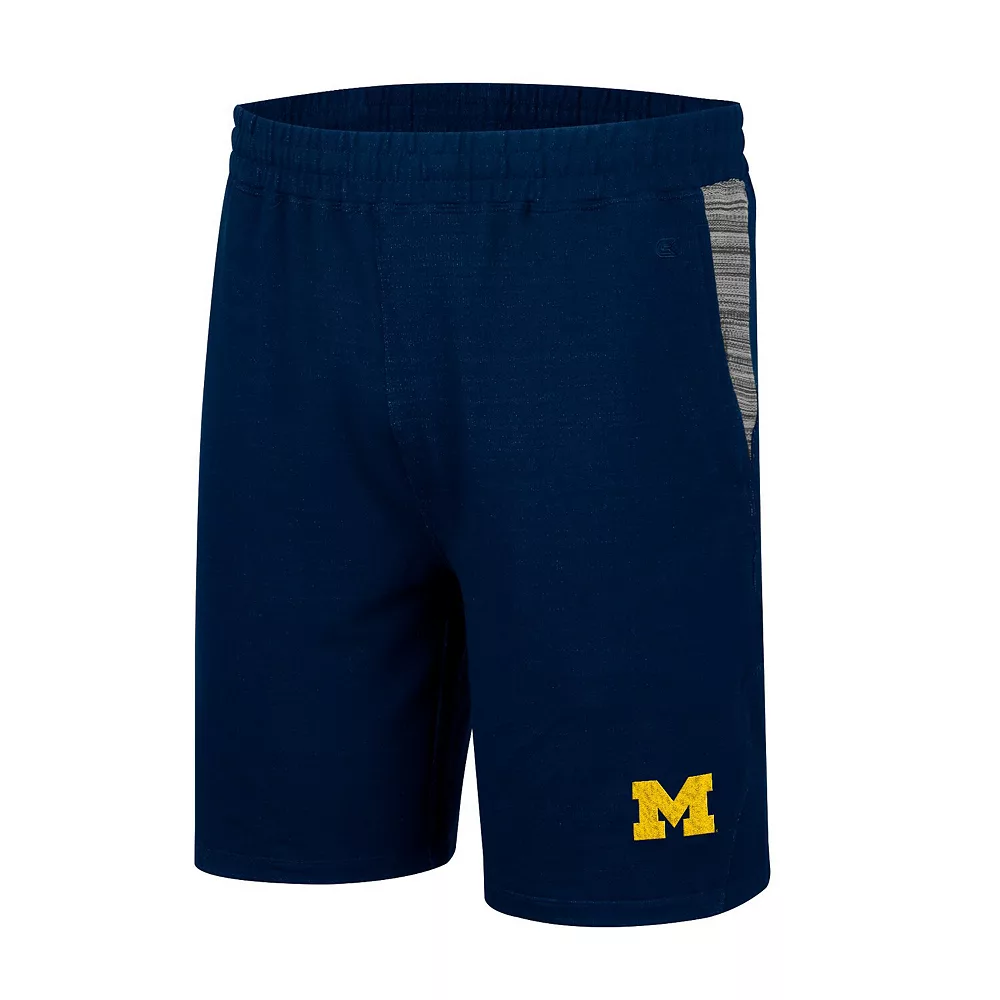 Men's Colosseum Navy Michigan Wolverines Wild Party Shorts - Image 3
