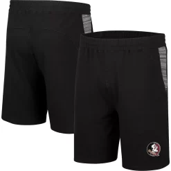 Men's Colosseum Black Florida State Seminoles Wild Party Shorts