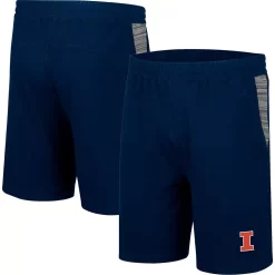 Men's Colosseum Navy Illinois Fighting Illini Wild Party Shorts