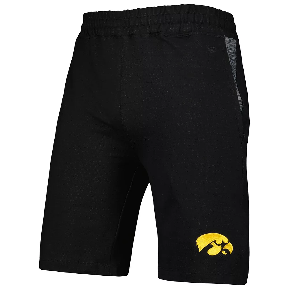Men's Colosseum Black Iowa Hawkeyes Wild Party Shorts - Image 3