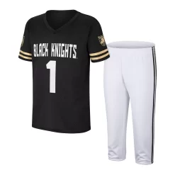 Youth Colosseum Black/White Army Black Knights Football Jersey & Pants Set