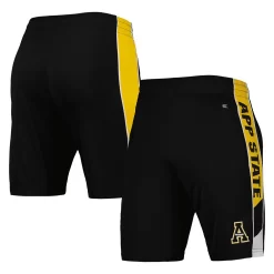 Men's Colosseum Black Appalachian State Mountaineers Pool Time Shorts
