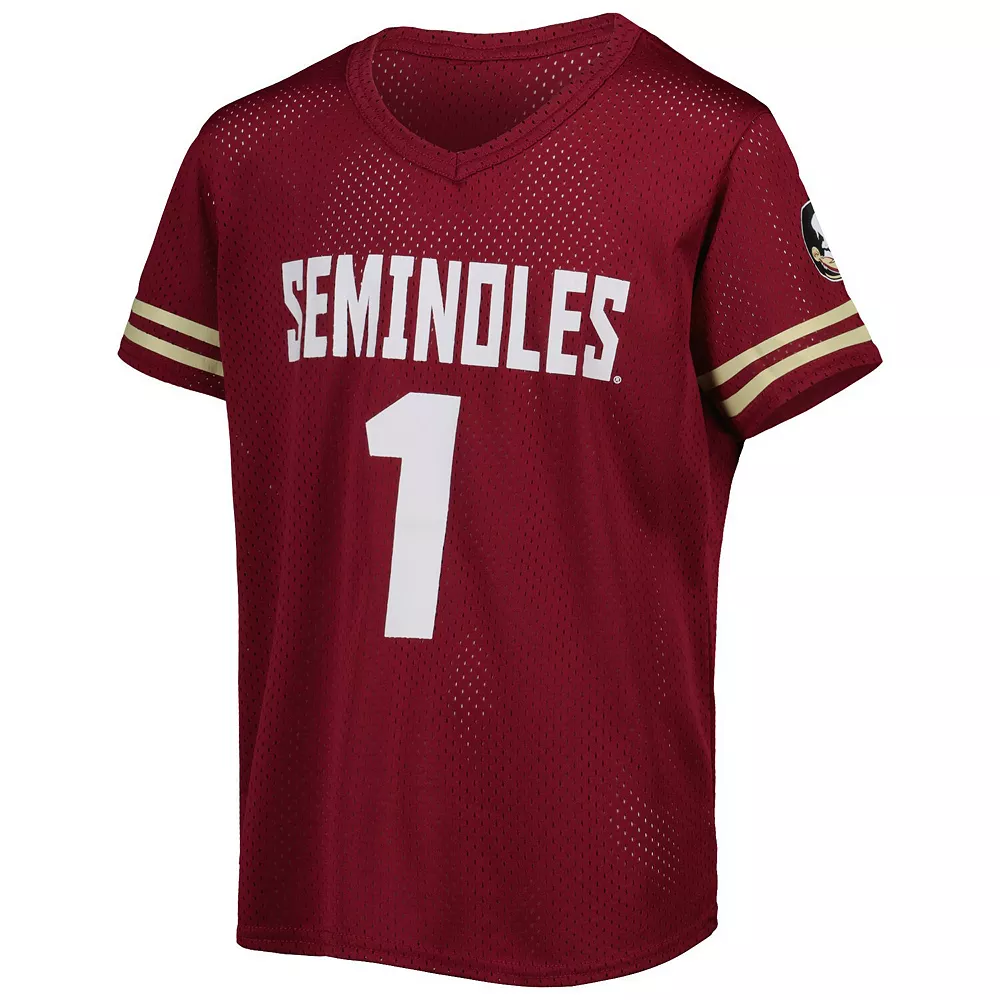 Youth Colosseum Garnet/White Florida State Seminoles Football T-Shirt And Pants Set - Image 3