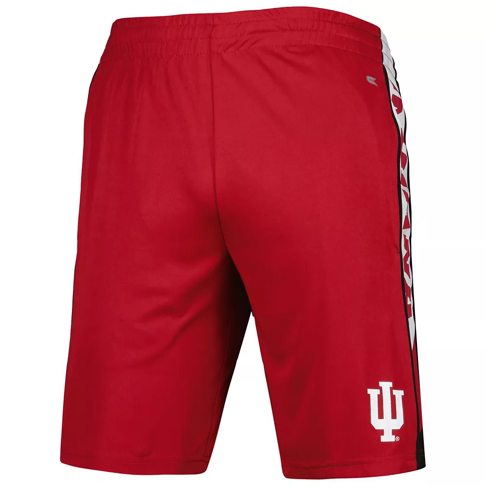 Men's Colosseum Cardinal Indiana Hoosiers Pool Time Shorts - Image 3