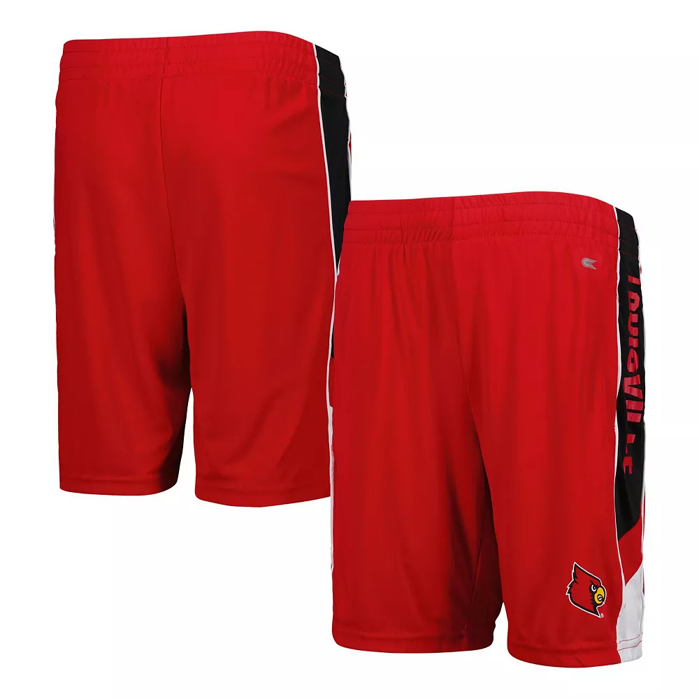 Youth Colosseum Red Louisville Cardinals Pool Side Shorts - Image 2