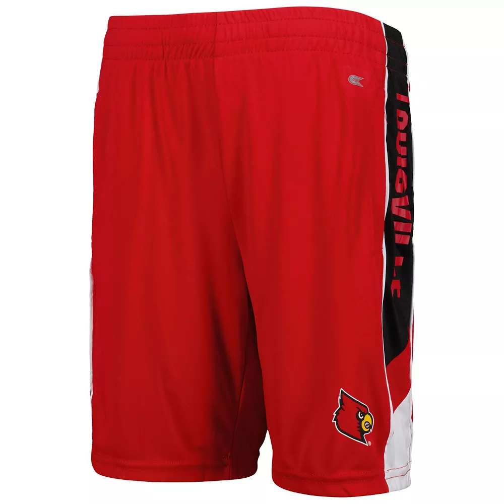 Youth Colosseum Red Louisville Cardinals Pool Side Shorts - Image 3