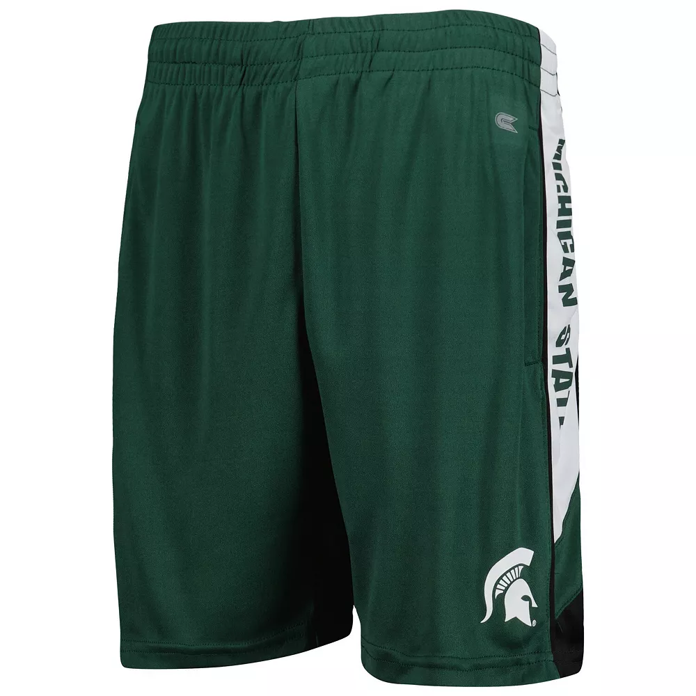 Youth Colosseum Green Michigan State Spartans Pool Side Shorts - Image 3