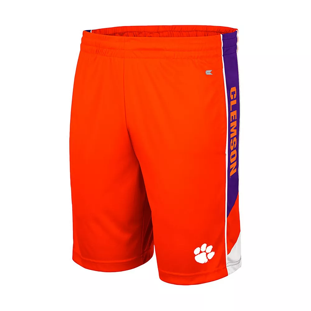 Youth Colosseum Orange Clemson Tigers Pool Side Shorts - Image 3