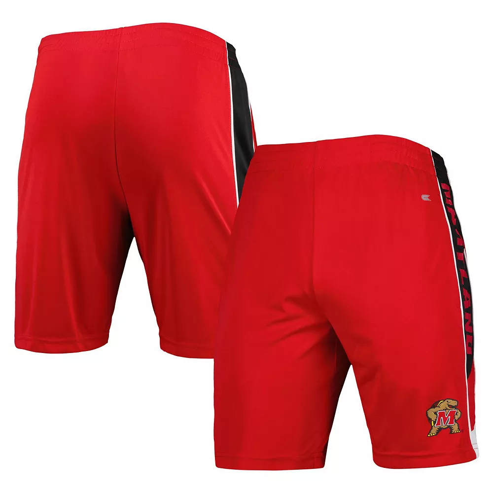 Men's Colosseum Red Maryland Terrapins Pool Time Shorts - Image 2